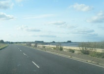 A1077 Sluice Road © Colin Pyle :: Geograph Britain and Ireland A1077 Sluice Road &copy; Colin Pyle