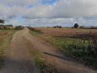 Recently completed field access lane at... © Eric Jones cc-by-sa/2.0 :: Geograph Britain and Ireland Recently completed field... 
