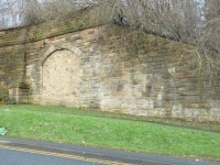 Former Railway Station Entrance, Dryden... © Stephen Armstrong cc-by-sa/2.0 :: Geograph Britain and Ireland Former Railway... 
