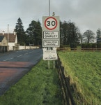 30mph speed limit sign, Ballygawley © Rossographer cc-by-sa/2.0 :: Geograph Britain and Ireland 30mph speed limit sign... 