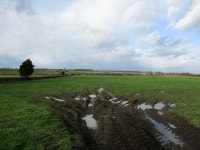© Jonathan Thacker cc-by-sa/2.0 :: Geograph Britain and... entrance to a grass field off... &copy; Jonathan Thacker cc-by-sa/2.0