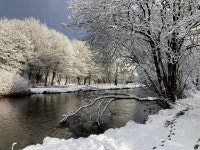 Wintry along the Camowen River © Kenneth Allen :: Geograph Britain and Ireland Wintry along the Camowen River &copy; Kenneth  Allen