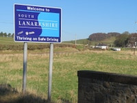 Welcome to South Lanarkshire © M J Richardson :: Geograph Britain and Ireland Welcome to South Lanarkshire &copy; M J Richardson