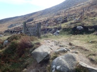 Farm boundary gate at the top end of the... © Eric Jones :: Geograph Britain and Ireland Farm boundary gate at the top end of... 