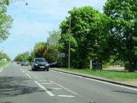 A140 north at The Walnut Tree pub © Roy Hughes :: Geograph Britain and Ireland A140 north at The Walnut Tree pub &copy; Roy Hughes
