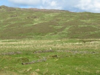 Building/enclosure remains in Kilmory... © M J Richardson :: Geograph Britain and Ireland Building/enclosure remains in Kilmory.... 