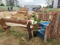 Open air informal garden off... © Marathon :: Geograph Britain and Ireland Open air informal garden off... &copy; Marathon