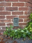 OS Flush Bracket G5205, Newtown Hospital © Richard Law cc-by... 0 :: Geograph Britain and Ireland OS Flush Bracket G5205... 
