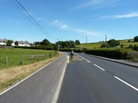 Riding into Dolfor on the A483 © Richard Law cc-by-sa/2.0 :: Geograph Britain and Ireland Riding into Dolfor on the A483... 