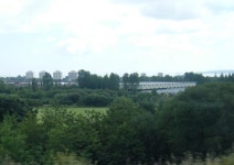 Valley Park Leisure Centre seen from M2 © Colin Pyle cc-by-sa/2.0 :: Geograph Britain and Ireland Valley Park Leisure Centre... 