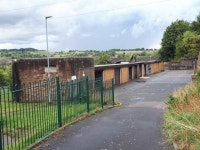 Burnt-out lockups off Farrow Bank,... © Stephen Craven :: Geograph Britain and Ireland Burnt-out lockups off Farrow Bank,...... 