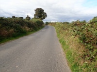 View NW along Carrigs Road © Eric Jones cc-by-sa/2.0 :: Geograph Britain and Ireland View NW along Carrigs Road &copy; Eric... 