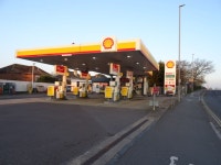 Service station on Barrack Road © JThomas :: Geograph Britain and Ireland Service station on Barrack Road &copy; JThomas