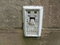 Ordnance Survey Flush Bracket G1935 © Peter Wood cc-by-sa/2.0... Ordnance Survey Flush Bracket G1935 &copy; Peter Wood cc-by-sa/2.0