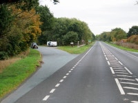 Westmoor Lane Parking Area on the A57... © David Dixon cc-by-sa/2.0 :: Geograph Britain and Ireland Westmoor Lane Parking Area... 