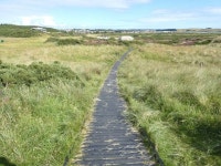 Boardwalk at Newburgh Beach © Oliver Dixon :: Geograph Britain and Ireland Boardwalk at Newburgh Beach &copy; Oliver Dixon
