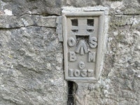 Ordnance Survey Flush Bracket G1037 © Peter Wood cc-by-sa/2.0... Ordnance Survey Flush Bracket G1037 &copy; Peter Wood cc-by-sa/2.0