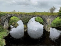 Former railway bridge over the Camowen... © Kenneth Allen :: Geograph Britain and Ireland Former railway bridge over the... 