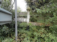 Direction Sign - Signpost on the A370... © Roadside Relics... Direction Sign - Signpost on the A370... &copy; Roadside Relics