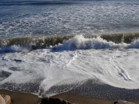 Breaking waves at the northern end of... © Eric Jones :: Geograph Britain and Ireland Breaking waves at the northern end of...... 