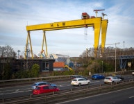 Cranes, Belfast © Rossographer cc-by-sa/2.0 :: Geograph Britain and Ireland Cranes, Belfast &copy; Rossographer cc-by-sa/2.0