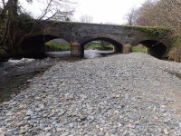 View up-stream towards the New Bridge... © Eric Jones :: Geograph Britain and Ireland View up-stream towards the New Bridge...... 