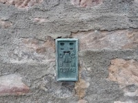 O.S Flush Bracket Benchmark © David Bremner :: Geograph Britain and Ireland O.S Flush Bracket Benchmark &copy; David Bremner