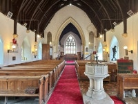 The nave at St. Meilig © Bill Nicholls :: Geograph Britain and Ireland The nave at St. Meilig &copy; Bill Nicholls