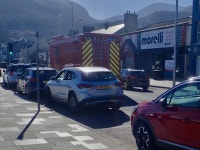 NIFRS Command Support Unit passing... © Eric Jones cc-by-sa/2.0 :: Geograph Britain and Ireland NIFRS Command Support Unit... 
