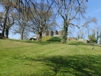 The fortified inner ward of Dundrum... © Eric Jones cc-by-sa/2.0 :: Geograph Britain and Ireland The fortified inner ward of... 