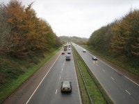 M1 looking north from B103 bridge (C) Brian Shaw :: Geograph Britain and Ireland M1 looking north from B103 bridge (C) Brian Shaw
