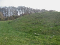 Long Barrow by Chute Causeway © Rog Frost :: Geograph Britain and Ireland Long Barrow by Chute Causeway &copy; Rog Frost