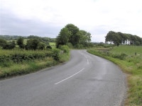 Road at Urney, Strabane (C) Kenneth  Allen :: Geograph Britain and Ireland Road at Urney, Strabane (C) Kenneth  Allen