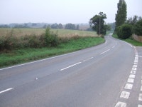 B1508 Towards the Grove © David Sanderson :: Geograph Britain and Ireland B1508 Towards the Grove &copy; David Sanderson