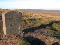 Footpath sign on Offas Dyke path © Philip Halling :: Geograph Britain and Ireland Footpath sign on Offas Dyke path... 