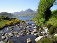 Maldie Burn, Loch Glendhu © Gordon Mellor :: Geograph Britain and Ireland Maldie Burn, Loch Glendhu &copy; Gordon Mellor