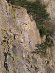 Climbers in the Avon Gorge © Linda Bailey :: Geograph Britain and Ireland Climbers in the Avon Gorge &copy; Linda Bailey
