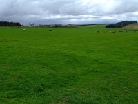 Farmland at Spittal Mains © Donald H Bain cc-by-sa/2.0... and Ireland Farmland at Spittal Mains &copy; Donald H Bain cc-by-sa/2.0