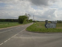 View south east at junction of B1454 and... (C) Nigel Jones :: Geograph Britain and Ireland View south east at junction of B1454... 