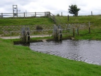 Sluice gates at the end of the River... © ray blow :: Geograph Britain and Ireland Sluice gates at the end of the River...... 