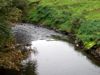 Miniature rapids on a rural stream,... © P Flannagan :: Geograph Britain and Ireland Miniature rapids on a rural stream,...... 