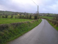 Road at Derrylea (C) Kenneth  Allen :: Geograph Britain and Ireland Road at Derrylea (C) Kenneth  Allen