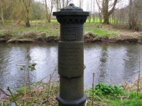 Old boundary post near Newforge Lane,... © Rossographer :: Geograph Britain and Ireland Old boundary post near Newforge Lane,...... 