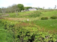 Field and house in the upper Moygannon... © Oliver Dixon :: Geograph Britain and Ireland Field and house in the upper Moygannon.... 
