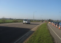 Morning rush hour - A1309 © Mr Ignavy :: Geograph Britain and Ireland Morning rush hour - A1309 &copy; Mr Ignavy