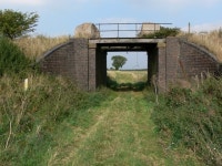 Disused railway bridge © Mat Fascione :: Geograph Britain and Ireland Disused railway bridge &copy; Mat Fascione