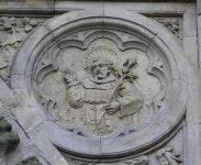 Circular Panel, Sacred Heart Church,... © Kenneth Allen cc-by-sa/2.0 :: Geograph Britain and Ireland Circular Panel, Sacred... 