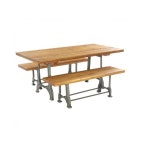 																																																Reclaimed Teak and Metal Console Table										| IWOOT														 Reclaimed... 