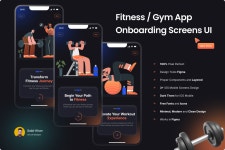 Top Resources tagged as fitness mobile app | Figma Figma