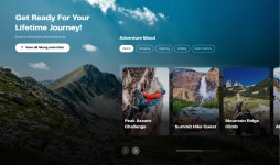 Travel Carousel (Prototype Included) | Figma